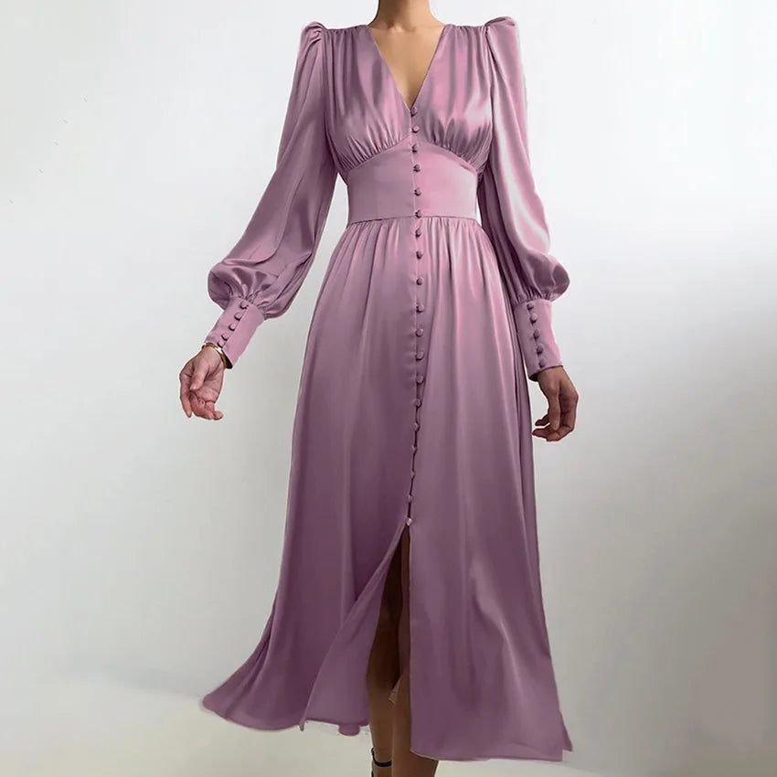 Elegant Fashion V Neck Dress